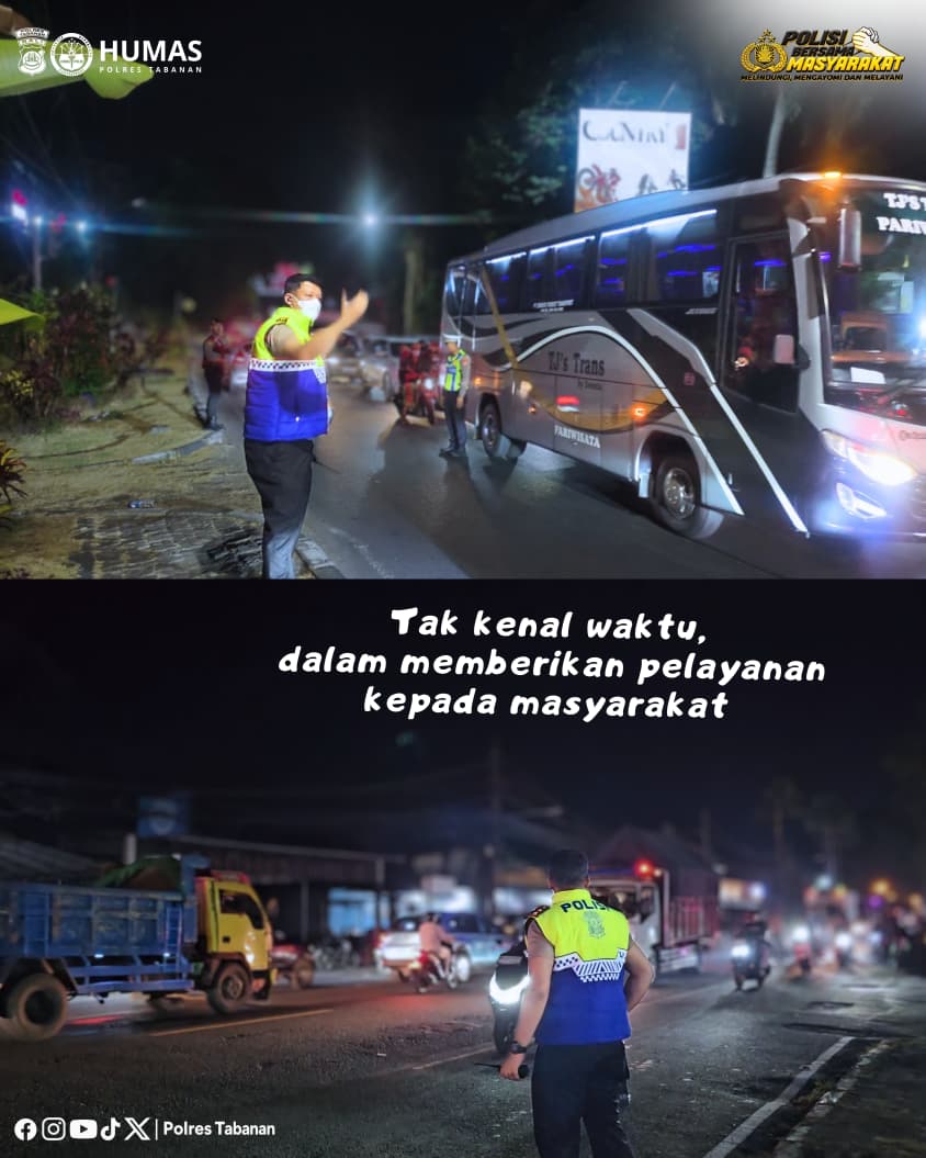 HumasBaturiti's tweet photo. Dalam situasi apa pun, Polres Tabanan terus menunjukkan komitmennya untuk hadir di tengah masyarakat dan memberikan pelayanan terbaik. Kapolres Tabanan bersama personel tetap bersiaga di lapangan guna mengantisipasi kepadatan arus lalu lintas akibat antrean kendaraan di SPBU https://t.co/lnbp6WG7Pv