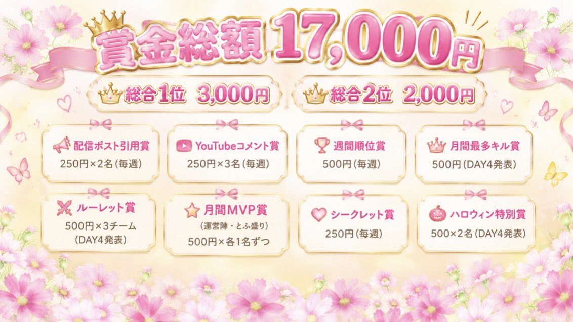 _0tofu's tweet photo. 【 ZPL 〜🏹ZETA × ぷりんず🍮League 〜１０月度 day❷ 実況🎙 】
 ︎︎
10/17 22:00〜3戦
 ︎︎
ZETA  × ぷりんず コラボ主催の🚹🚺３スクリーグ戦最終章🔥
 ︎︎
初日は2KOでSecretが首位🔥
day❷に輝くのはどこだ❔❕
 ︎︎
《引用のお題》

▶︎一生語尾が「にゃん」 or 「ござる」ならどちらを選ぶ！？
※ディスコ凸の際には是非、語尾につけてお話してみてください！！
 ︎︎
🎁配信コメント・引用RPの中から毎週合計５名に250p当たる✨🎁

🔗 ⇒ https://t.co/pylSfgLdQH

#とふちゅーぶ◻️