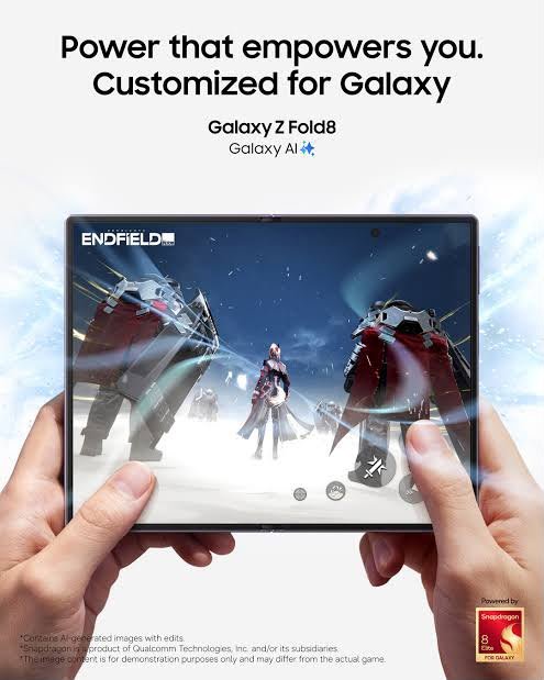 Chomey_za's tweet photo. No lies detected! Playing on a screen that big with the power of the Snapdragon 8 means nobody is safe in the lobby anymore. Level up incoming! 

#GalaxyZFold8 #GalaxyAI     #AD @SamsungMobileSA https://t.co/JLKetaIMDp