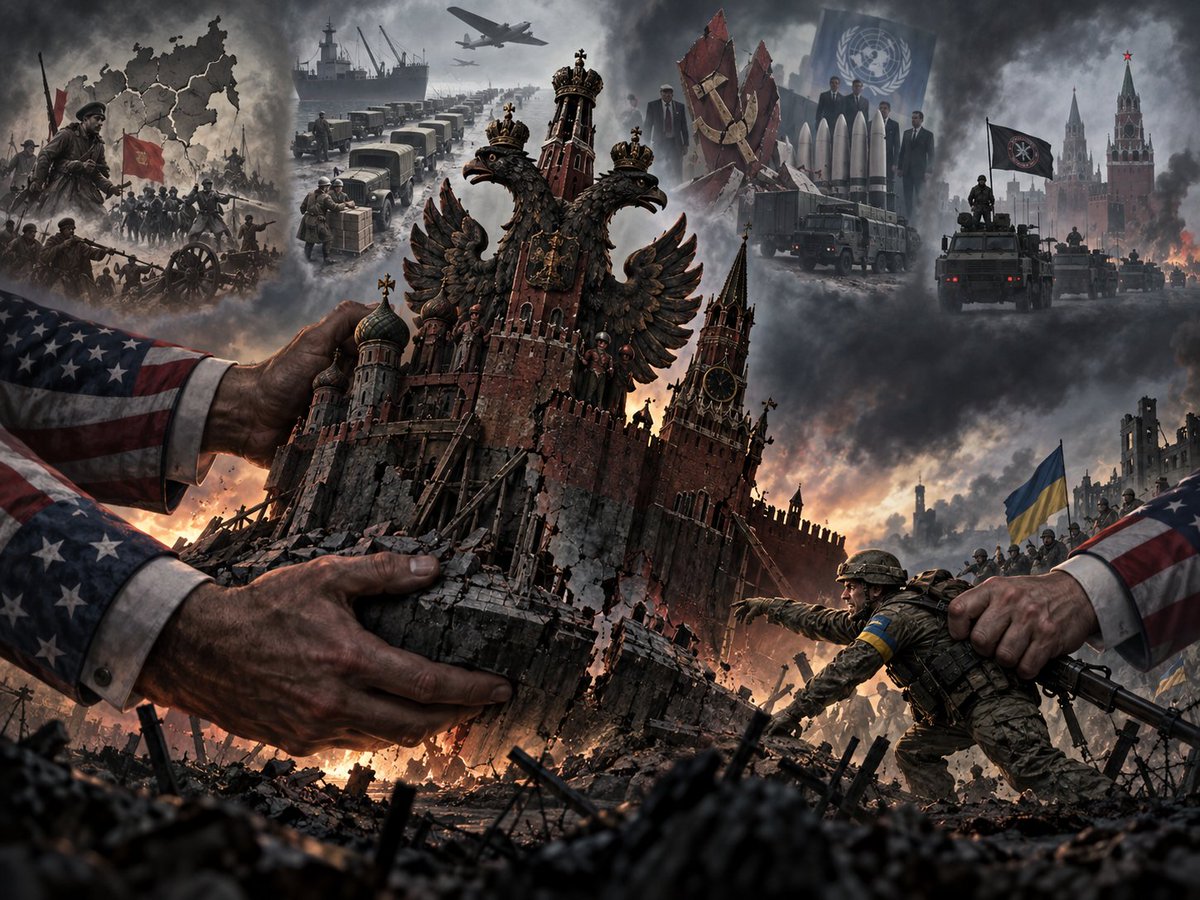 DenShtilierman's tweet photo. Зараз ми, є свідками того як Сполучені Штати Америки в п'яте намагаються врятувати російську імперію. Сподіваюсь цього разу у них нічого не вийде і хочу нагадати про попередні чотири випадки.

За останні сто з гаком років США неодноразово отримували шанс назавжди покінчити з російським імперіалізмом. Але жодного разу не скористалися такою можливістю.

Перший шанс з’явився у 1919 році, коли Вільям Булліт привіз із Петрограда пропозицію Леніна щодо припинення вогню та фіксації кордонів у їхньому тодішньому стані. Фактично йшлося про розділення Росії на п’ять або більше суверенних держав.

Вудро Вільсон чомусь не знайшов часу навіть відповісти на таку пропозицію. Ба більше, славнозвісні «Чотирнадцять пунктів Вільсона», у яких він виклав своє бачення міжнародного устрою після Першої світової війни, попри всі обіцянки, так і не були втілені в життя.

Уже тоді було зрозуміло, що умови Версальського мирного договору підштовхнуть Німеччину та Росію в обійми одна одної, а нова світова війна стане практично неминучою. Булліт недвозначно продемонстрував своє ставлення до такої політики, пішовши з Державного департаменту на знак протесту.

Другий шанс виник під час Другої світової війни, коли США почали допомагати СРСР, постачаючи озброєння, боєприпаси, продовольство, транспорт та амуніцію за програмою ленд-лізу. Ця допомога кардинально вплинула на перебіг війни та стала одним із визначальних чинників перемоги СРСР над нацистською Німеччиною.

Маючи настільки вигідні переговорні позиції, американський уряд із незрозумілих причин не домігся жодних письмових гарантій від СРСР, що населенню звільнених європейських територій не нав’язуватимуть злочинну комуністичну ідеологію.

Ба більше, у той момент Вашингтон міг вимагати від Сталіна навіть пом’якшення внутрішньої політики СРСР. Це могло суттєво вплинути на долю народів, поневолених комуністичним режимом у складі радянської держави.

Але Рузвельт нічого не зробив у цьому напрямку. Сьогодні ми значно краще розуміємо можливі причини. Як стверджують дослідники, адміністрація Франкліна Рузвельта була буквально нашпигована сталінськими агентами.  Зокрема, агентом НКВС був Алджер Гісс, людина, яка вела й організовувала переговори з СРСР. Також він був одним із найбільш довірених чиновників, керівником Офісу спеціальних політичних зв’язків, якому Рузвельт доручив роботу над створенням ООН.

Рузвельт задовольнився розмитими обіцянками Сталіна, що у своїй зоні впливу той не застосовуватиме терористичних методів.

Сталін укотре обдурив американське керівництво, не дотримавшись жодних обіцянок. У результаті близько 140 мільйонів європейців на десятиліття опинилися в пеклі радянської диктатури.

Третій шанс з’явився у 1991 році, коли СРСР остаточно розвалився.

У той момент Сполучені Штати мали всі можливості підтримувати необхідні демократичні перетворення в Росії аж до її повної деімперіалізації.

Натомість із незрозумілих причин було проігноровано попередження Рональда Рейгана про «імперію зла». Не були враховані й історичні уроки, зокрема «Довга телеграма» Джорджа Кеннана, у якій він детально описав природу радянської системи та фундаментальні проблеми співпраці з нею.

Нагадаю, що Вільям Булліт і Джордж Кеннан чудово вивчили Росію, спілкуючись із тодішньою інтелектуальною елітою СРСР. Цікавий факт: Булліт і Кеннан товаришували з Булгаковим, і їх вважають прообразами Воланда та Коров’єва у романі «Майстер і Маргарита». Попри теплі особисті стосунки Булліта зі Сталіним та іншими радянськими керівниками, він інформував Вашингтон про справжню, страхітливу сутність радянського режиму.

Але замість того, щоб скористатися історичним шансом і остаточно покінчити з російським імперіалізмом, США фактично підтримали аферу із захопленням Росією місця СРСР в ООН. Тим самим Вашингтон продемонстрував готовність і надалі потурати імперським амбіціям кремлівських правителів.

А знехтувавши можливістю глобальної денуклеаризації Росії, Сполучені Штати допустили концентрацію всього радянського ядерного арсеналу в одних руках. Зрештою, у руках божевільного негідника, який сьогодні погрожує цим арсеналом усьому світу.

Четвертий шанс з’явився у червні 2023 року, під час заколоту Євгена Пригожина.

Тоді Росія опинилася перед однією з найсерйозніших внутрішніх криз за весь час правління Путіна. Озброєні підрозділи «Вагнера» захопили Ростов-на-Дону та рушили на Москву. Російська військова і політична система продемонструвала свою вразливість, а путінська вертикаль влади, яка роками здавалася непохитною, почала буквально розсипатися на очах.

Для України це був надзвичайно важливий момент. Російське керівництво було зайняте власним виживанням, частина військових ресурсів відволікалася на внутрішню кризу, а невизначеність у Москві створювала можливість суттєво змінити ситуацію на фронті.

Але замість того, щоб максимально скористатися слабкістю ворога, ми знову зіткнулися з американським страхом перед розвалом Росії.

Нас фактично тримали за руки. У момент, коли необхідно було дати Україні всі можливості для наступу, щоб зрушити лінію фронту, ми залишалися обмеженими у своїх діях. Знову лунали розмови про неприпустимість ескалації, ризики дестабілізації Росії та небезпеку втрати контролю над її ядерним арсеналом.

Поки російська влада намагалася врятувати саму себе, у Вашингтоні більше переймалися наслідками можливого падіння Путіна, ніж можливістю завдати стратегічної поразки державі, яка розв’язала найбільшу війну в Європі з часів Другої світової.

Зрештою Путін пережив заколот, відновив контроль над ситуацією та продовжив війну проти України.

Чотири історичні можливості. Чотири різні американські адміністрації. І щоразу, коли виникав шанс остаточно зруйнувати російську імперську систему, у Вашингтоні знаходилися причини цього не робити.

І тепер ми ризикуємо побачити це вп’яте. Знову за рахунок України. Знову ціною життів українців. І знову заради порятунку імперії, яка щоразу після такого порятунку починає нові війни.