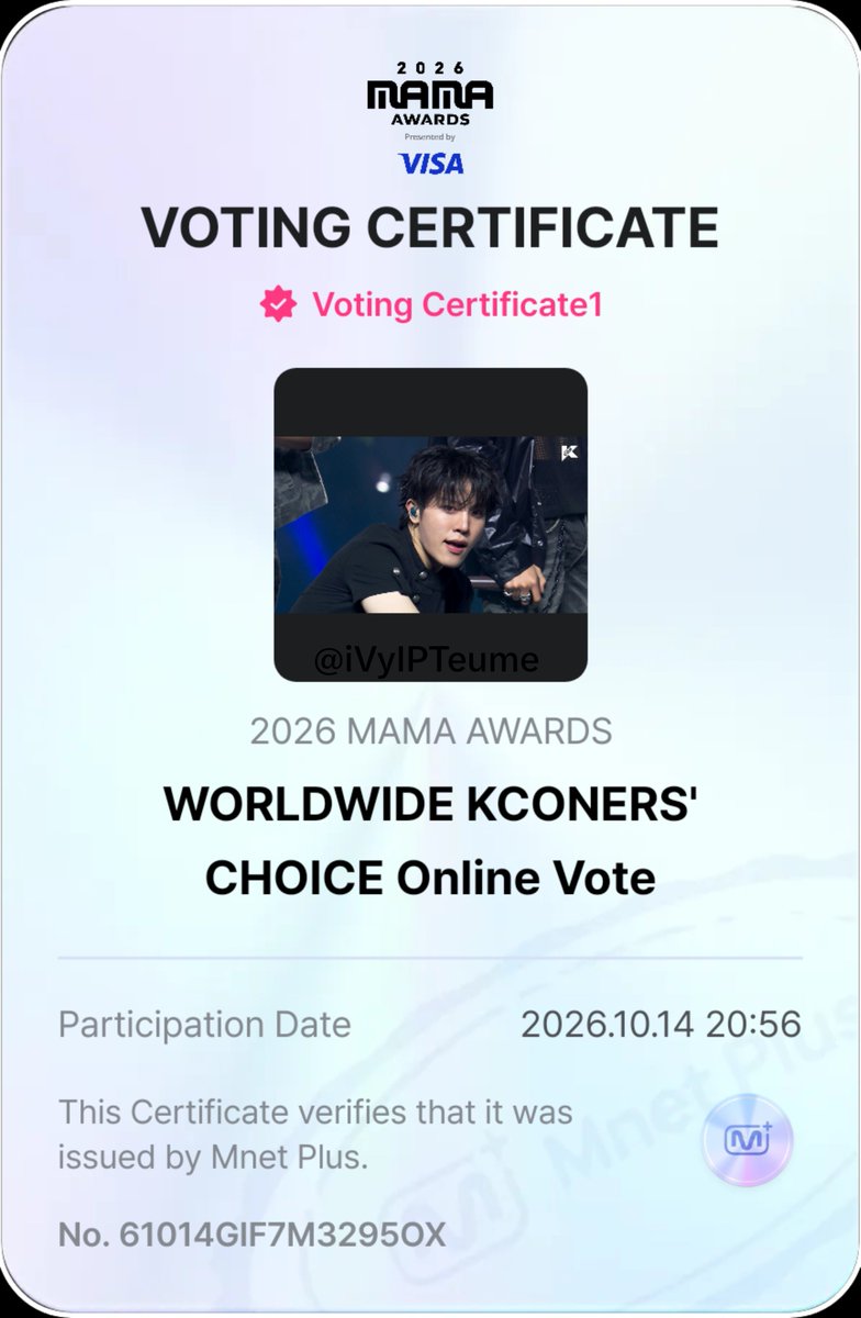 iVyIPTeume's tweet photo. Day 1 and 2 ✅
#2026MAMAVOTE #BIGBANG https://t.co/wcLHszv91g