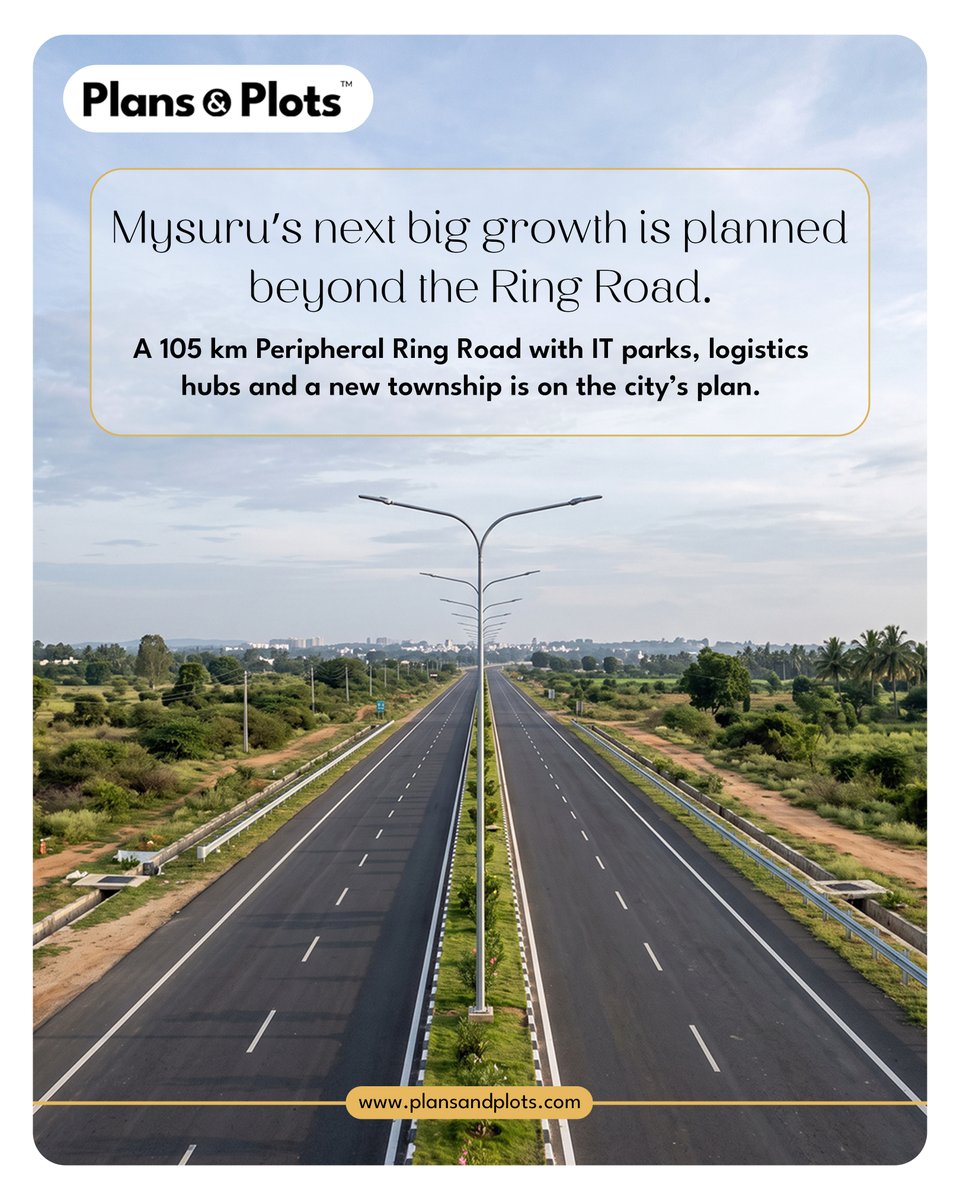 plans_and_plots's tweet photo. Mysuru’s next growth is planned beyond the Ring Road, and Varuna is right in its path. 📈

Krishnam Varuna Vista, T. Narasipura Road
✅ DTCP Approved
✅ Ready for Registration
💰 From ₹4,500/sq. ft.
📞 +91 99802 73355
🌐 https://t.co/nid2KqHXhs

#MysuruRealEstate https://t.co/EKB56aYS4f