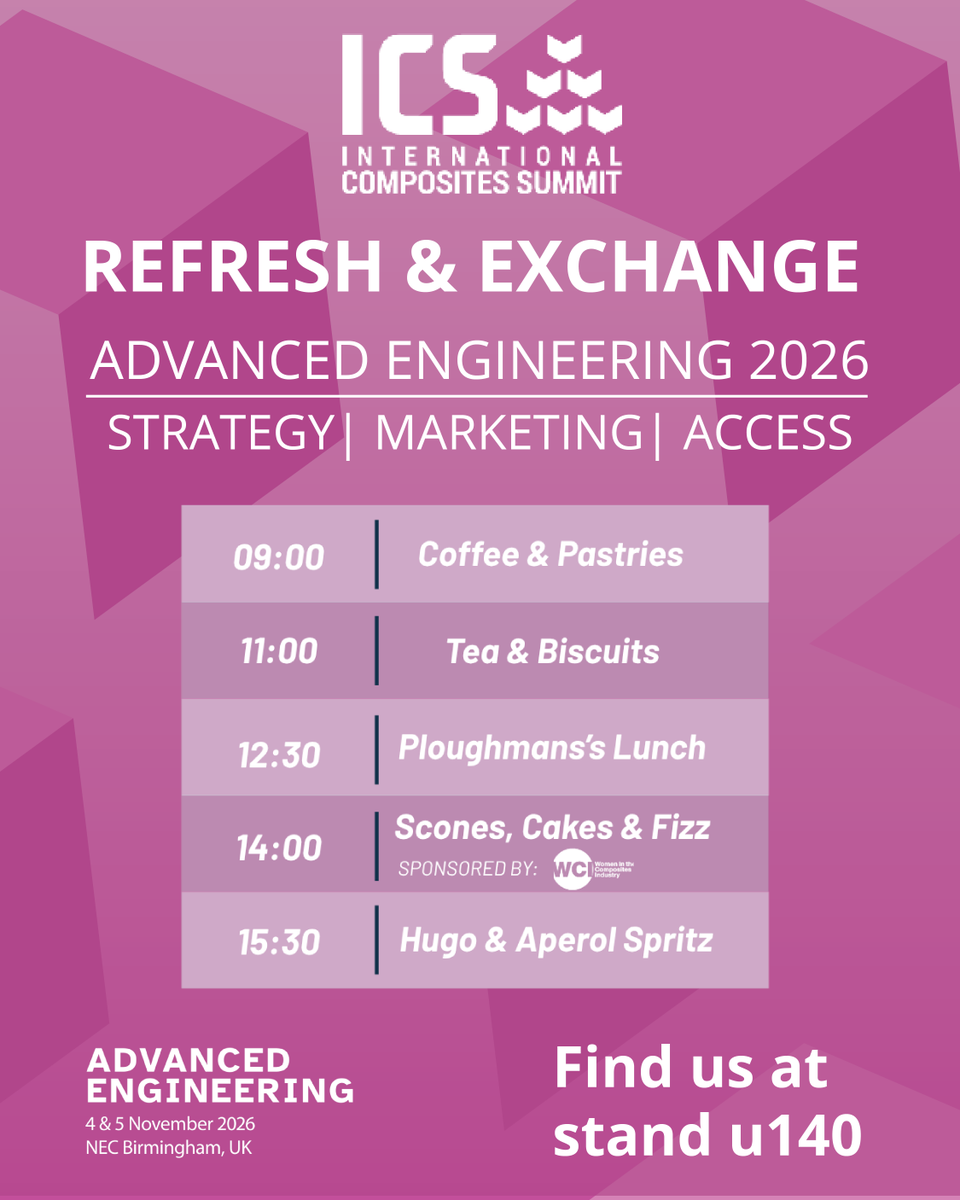 Int_Comp_Summit's tweet photo. Final chance to join the ICS Innovation Hub at Advanced Engineering UK 2026!

Connect, collaborate and network with industry leaders, plus enjoy REFRESH &amp; EXCHANGE throughout both days.

📍 4-5 Nov | NEC Birmingham | U140

Secure your place: https://t.co/IfW5MI7Ye4 https://t.co/eeEvGGwTFR