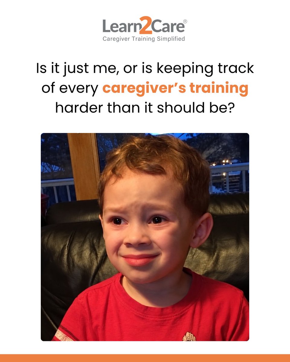 Learn2CareUS's tweet photo. POV: Tracking caregiver training feels like a full-time job. π
π
Learn2Care makes it easier to assign training, track progress, and manage compliance, all in one place! π§‘
π https://t.co/CvI7ZL4Abx
#homecare #caregivertraining #learn2care https://t.co/UvMTK0Eqhh