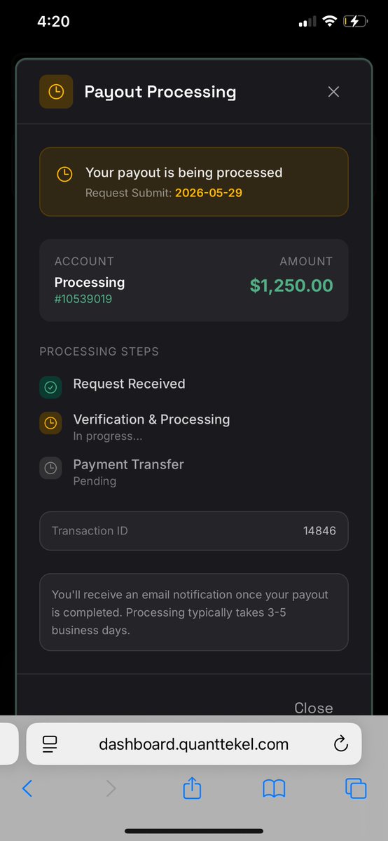 SujitBS2's tweet photo. @JamesQuantTekel I’d like you to kindly look into this matter and process my payout. I have been waiting for 120+ days. Only after you intervened @MonaTradesFX was paid which is why I am humbly requesting you to process my payout. I haven’t lost more than 150$ on a single trade. https://t.co/nacaUcxvRz
