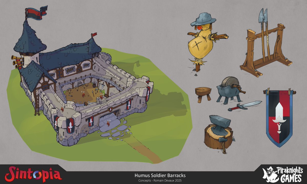 Romdvart's tweet photo. Hi #PortfolioDay !

I'm Romain, a French Concept artist who just started working in the video game industry. 

Here's some of my recent work ! 🤘 https://t.co/AEe5eJb5eb