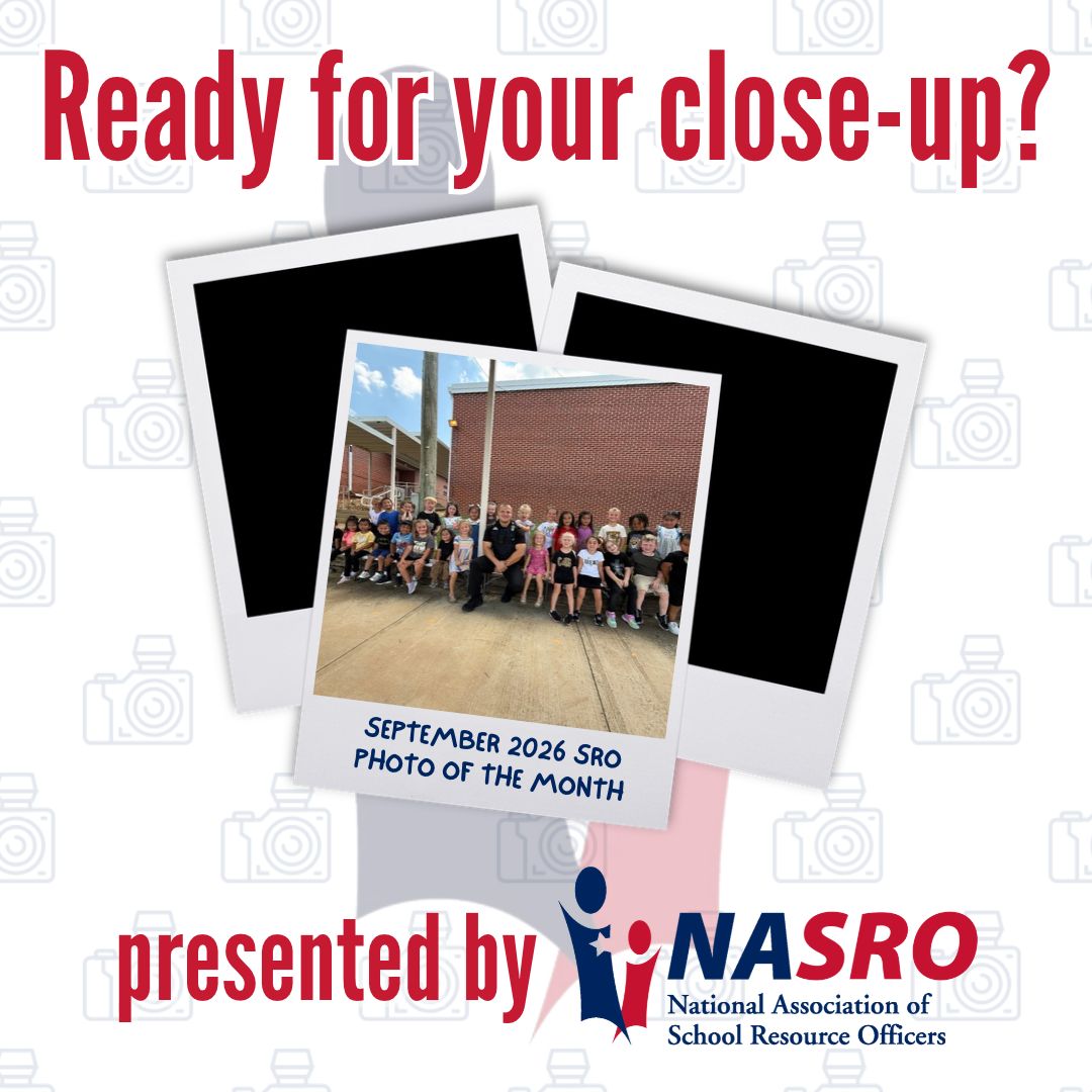 NASRO_Info's tweet photo. It's time for the NASRO SRO Photo of the Month contest!

Submit your best shots of you teaching, building relationships, and bridging the gap between the youth and law enforcement. Submit your entries now to kaitlin.candelaria@nasro.org. https://t.co/DYOkWmK8JZ