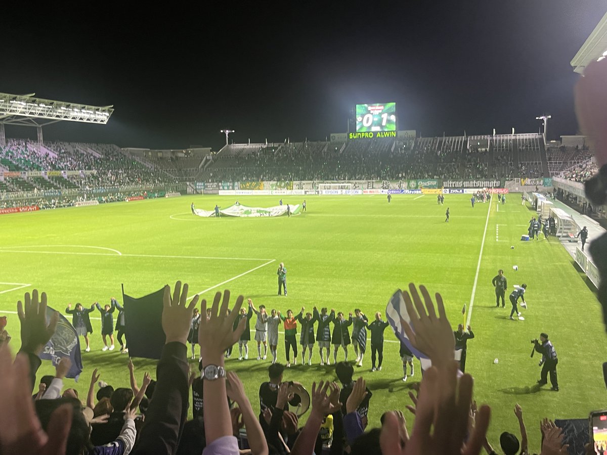 LINPLA0923's tweet photo. 苦しい試合だったけどなんとか勝ち切った
初長野ここから満喫するぞ！ https://t.co/9vc9WFp9dd