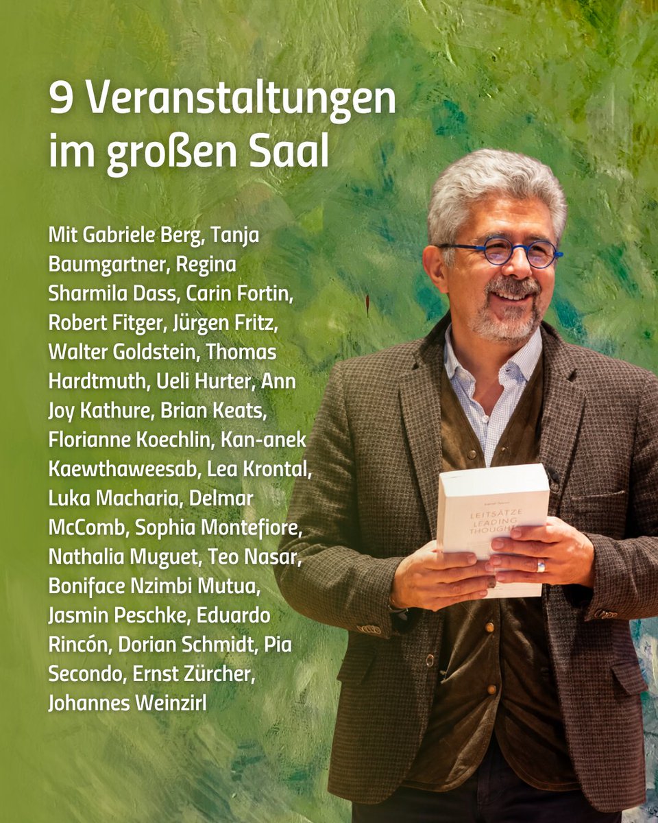 goetheanum's tweet photo. Das Programm der Landwirtschaftlichen Tagung 2027 mit dem Titel «Mit der Intelligenz des Lebens arbeiten» ist da!

Aus der weltweiten biodynamischen Bewegung haben uns insgesamt 85 Vorschläge für Arbeitsgruppen erreicht. Ein herzliches Dankeschön an alle, die sich mit einer Idee eingebracht haben! 

Neben den 54 Arbeitsgruppen erwarten euch auch in diesem Jahr neun Hauptveranstaltungen im Grossen Saal, darunter Beiträge zum Michaelbrief. Ergänzt wird das Programm durch eine Eurythmievorstellung und den hoffentlich unvergesslichen Festlichen Abend mit Musik und Tanz.

Wir freuen uns schon riesig darauf, wenn die biodynamische Bewegung vom 3. bis 6. Februar 2027 am Goetheanum zusammenkommt – zum Begegnen, Austauschen und gemeinsamen Weiterdenken.

Bis dahin halten wir euch über weitere Details zur Tagung, zu den Vorveranstaltungen und zu den Livestreams auf https://t.co/Vi8P70Ed7I auf dem Laufenden.

Programm und Tickets: https://t.co/3MdknoTVZ2

Diesen Post habe ich in unseren Insta- und FB-Kanälen gepostet sowie auf der LinkedIn-Unterseite vom Goetheanum. 
Danke dir vielmals, dass du die Tagung auf allen Goetheanum-Kanälen teilst!