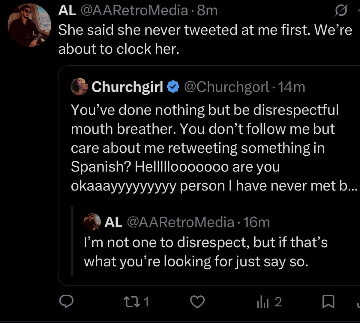 Churchgorl's tweet photo. Being an attention whore still makes you a whore. Don’t delete shit after stating you are going to prove me wrong. https://t.co/uNmYo1Hu9q