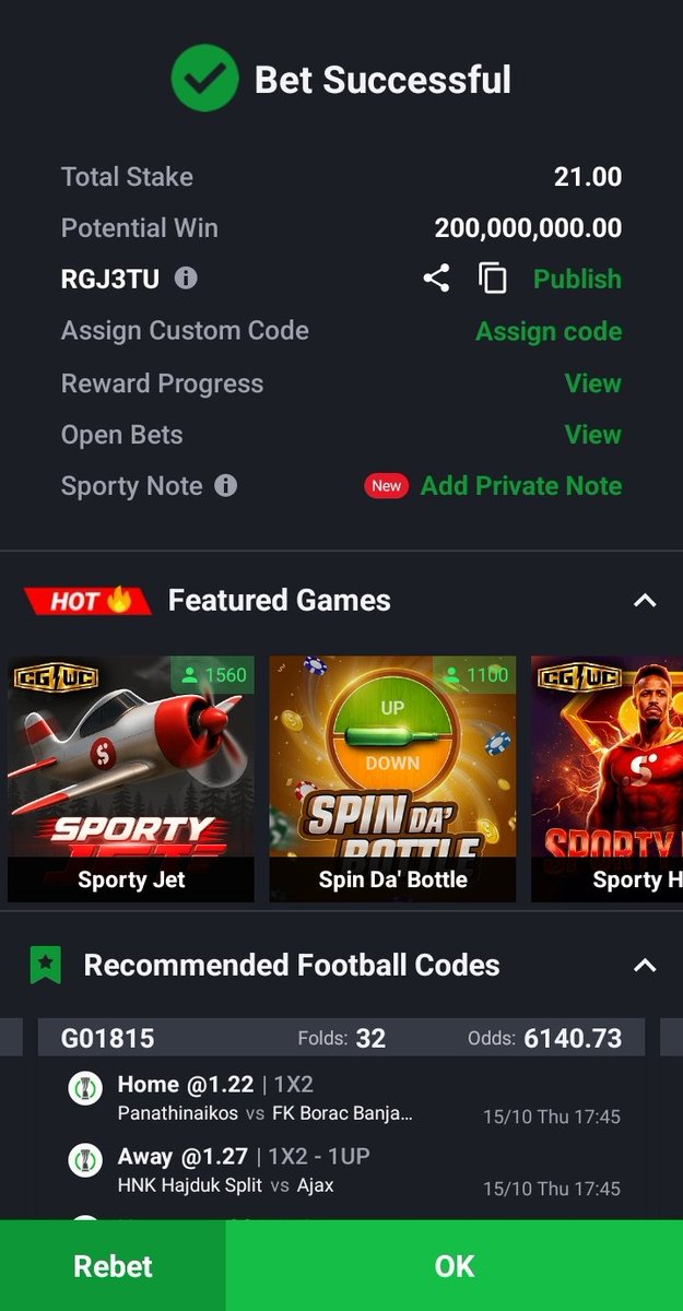 sureboy81's tweet photo. INDIVIDUAL MULTI GOAL✍️
3+ STREAK NO✍️

EDIT/FLEX/RETWEET/IGNORE💯

BOOM CODE💥:RGJ3TU https://t.co/81QDBTxC5i