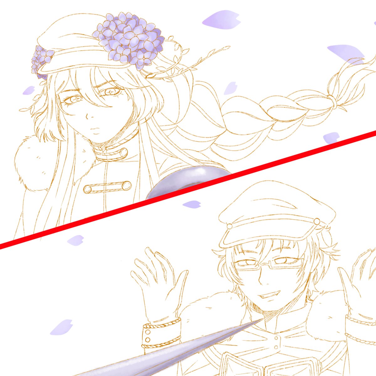 Marvelouslel's tweet photo. I don't know if I should fully color or add more details to this

This is a very late gift for @sumireshaming during their 300 day anniversary!! https://t.co/1n6QlAHE4I