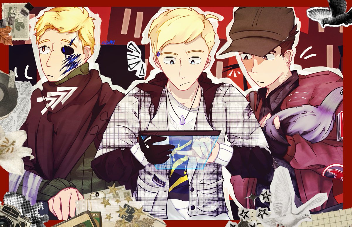 LanximenaX's tweet photo. #dbh #DetroitBecomeHuman #dbhRupert #dbhRalph #dbhDaniel https://t.co/Pgi7eV9R9g