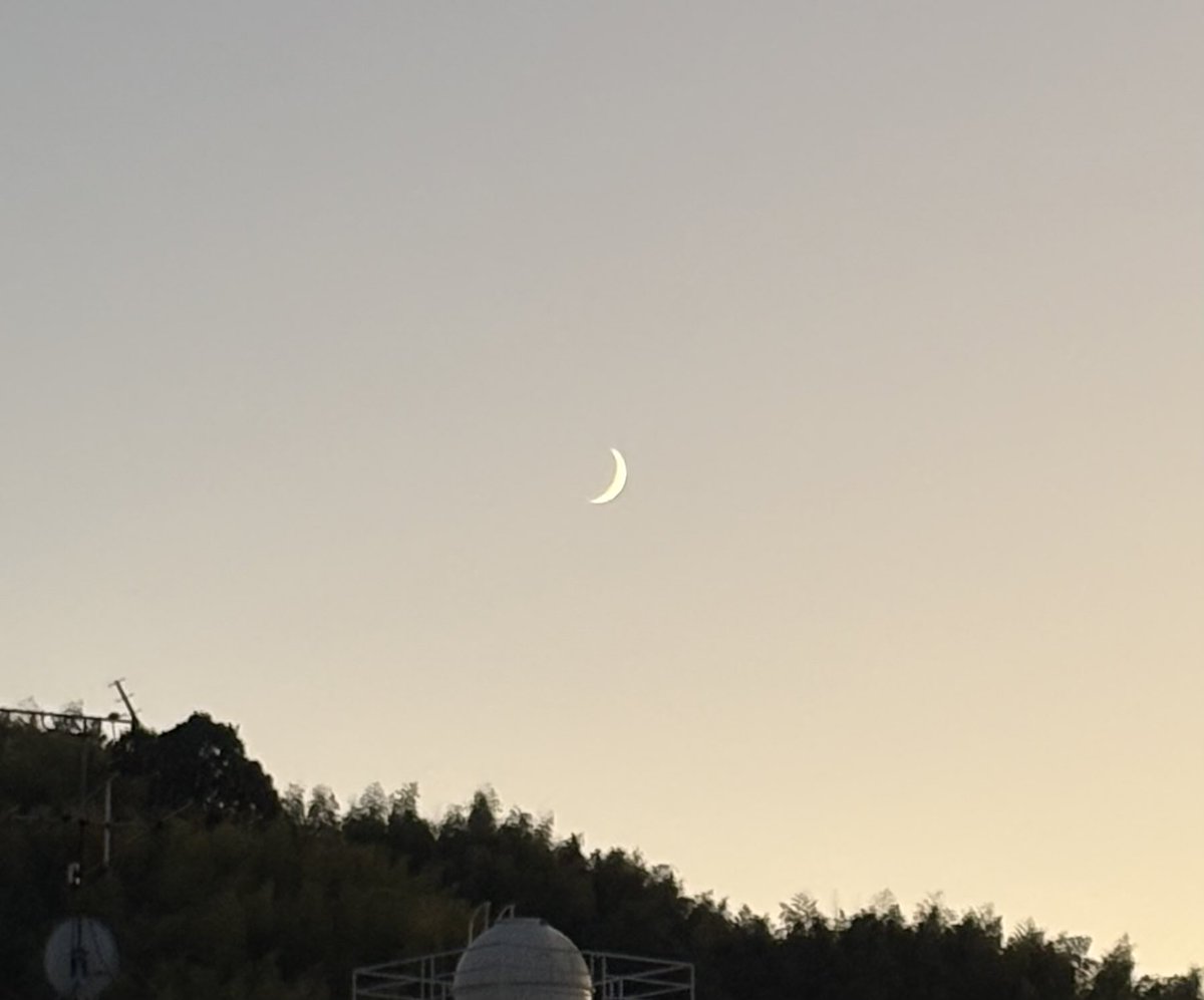junok777's tweet photo. 月がきれいだよ🌙 https://t.co/LdUKIwUCvw