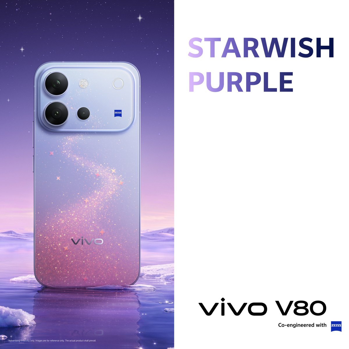 vivoThailand's tweet photo. vivo V80 สี Starwish Purple 💜
สีแห่งความสงบ ที่ซ่อนประกายของความฝันไว้ในทุกมิติ ✨

#vivoV80 #เสกช็อตลูกรักพระเจ้า https://t.co/gUCdfKt4mM