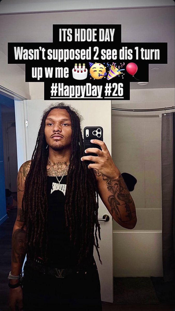ghostehill's tweet photo. Hackle is 26, happy birthday again 2 Hdoe 💯🎉 https://t.co/XfMLuCqdSi