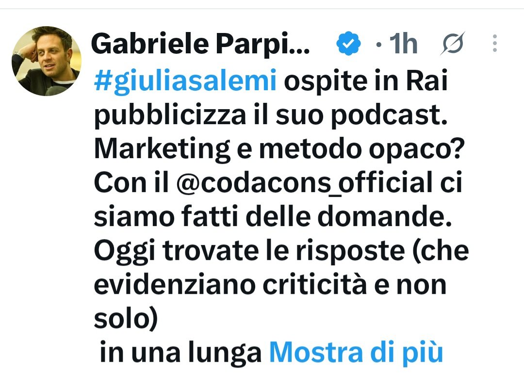 Deniselaura15's tweet photo. Ed invece sulla gregoraci,  che ci è passata 2 settimane fa a pubblicizzare il suo podcast,MUTO??? fa più notizia la Salemi ....che insulto alla tua intelligenza 🤣🤣🤣 @Parpiglia https://t.co/5spYbYSaOx