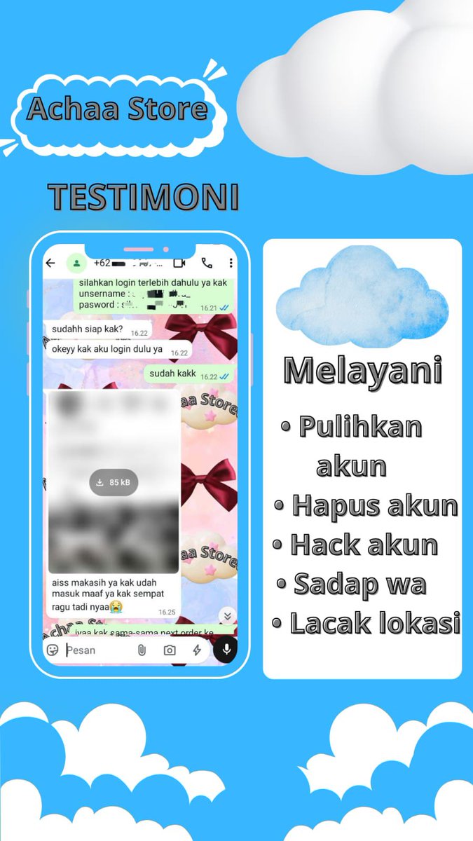 osatruj's tweet photo. All JASA❕

💭jasa hapus akun
💭jasa pemulihan &amp; balikin akun lupa pasword/ke hack
💭jasa lacak lokasi
💭jasa sadap wa
💭jasa lacak hp hilang by no hp/imei/akun
💭jasa hack/pemulihan akun (email,ig,wa,twiter/x, fb,tiktok)

fast proses langsg ke wa dibio ya…❗️ https://t.co/0LPcvGzKTc