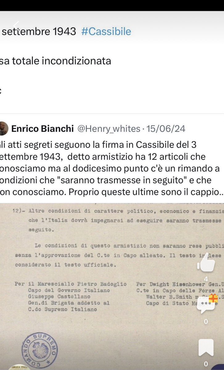 SMarconeri44's tweet photo. #ZXCBCS #ibdtmric  etc repubblica di #Cassibile 3 settembre 1943 infami traditori venduti marci etc etc kvxpjczz jfzjpfzmfz https://t.co/lTliVgXmAW