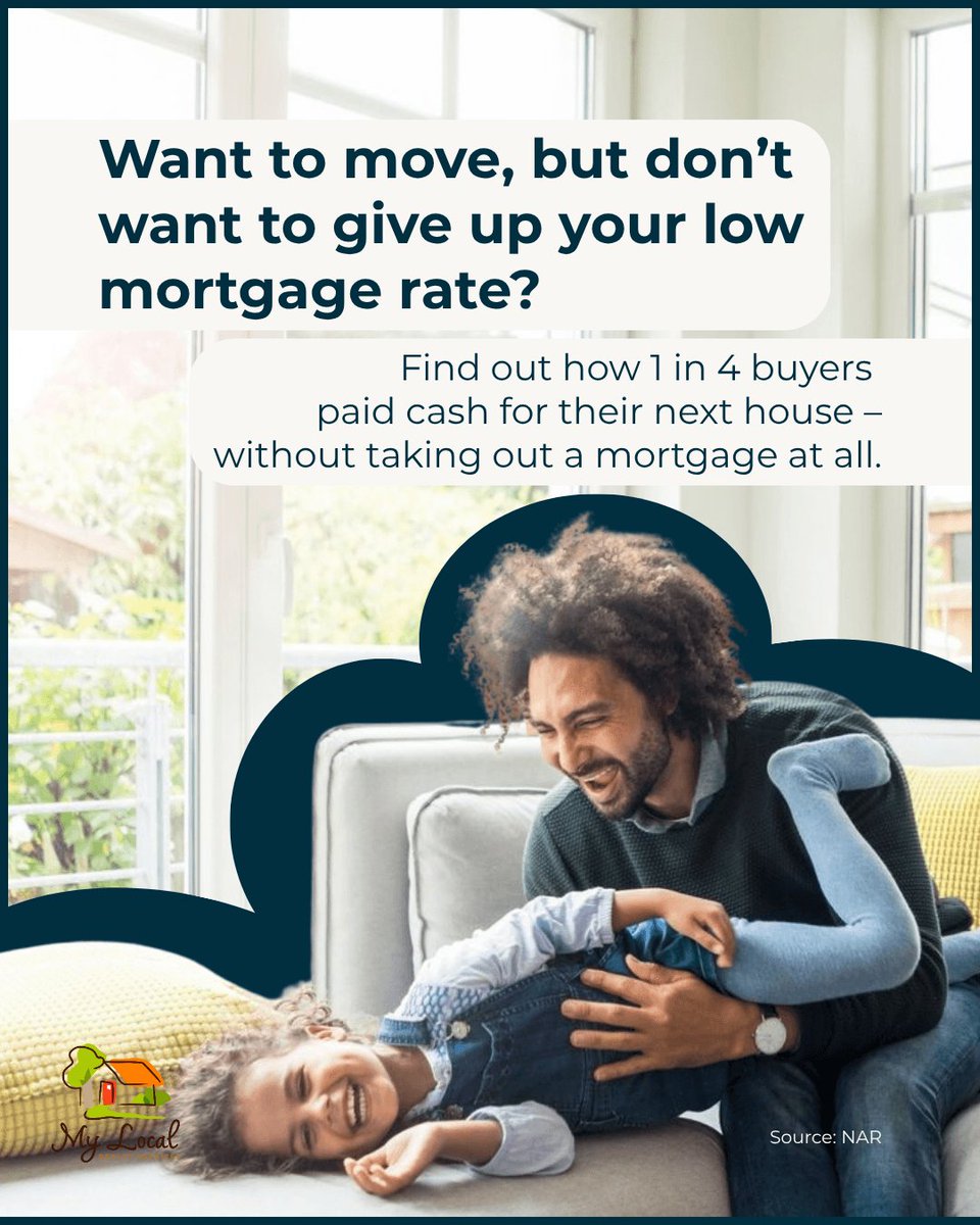 mylocalrealty1's tweet photo. Don't want to give up your low mortgage rate? Homeowners with mortgages have an average of $310K in equity! Use yours for a bigger down payment, a smaller loan, or even buy your next home in cash. Curious how much equity you have? DM me!
#HomeEquity #RealEstate https://t.co/nLRiutL2UU