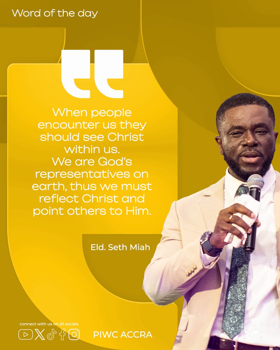 piwcaccra's tweet photo. That we will reflect Christ in all our ways💛

#piwcaccra 
#solutioncentre
#wordoftheday https://t.co/eysSM32gHB