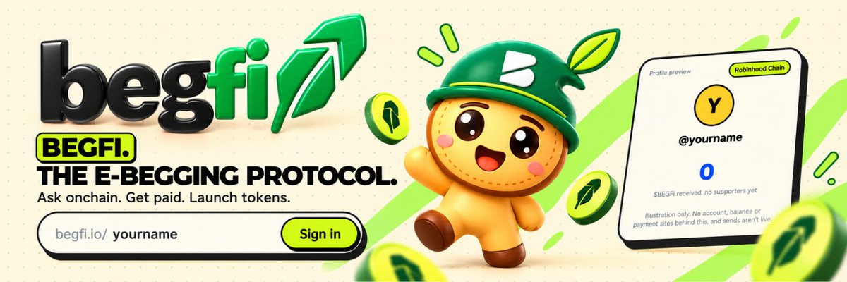BegFihood's tweet photo. Everybody wants to receive crypto. BegFi lets you ask for it. 

Create your personal begging link, share it anywhere, and get paid in $BEGFI.

No long story. Just ask and it shall be given 

https://t.co/5cLmyMHoZT https://t.co/Mb0dgF9ajJ