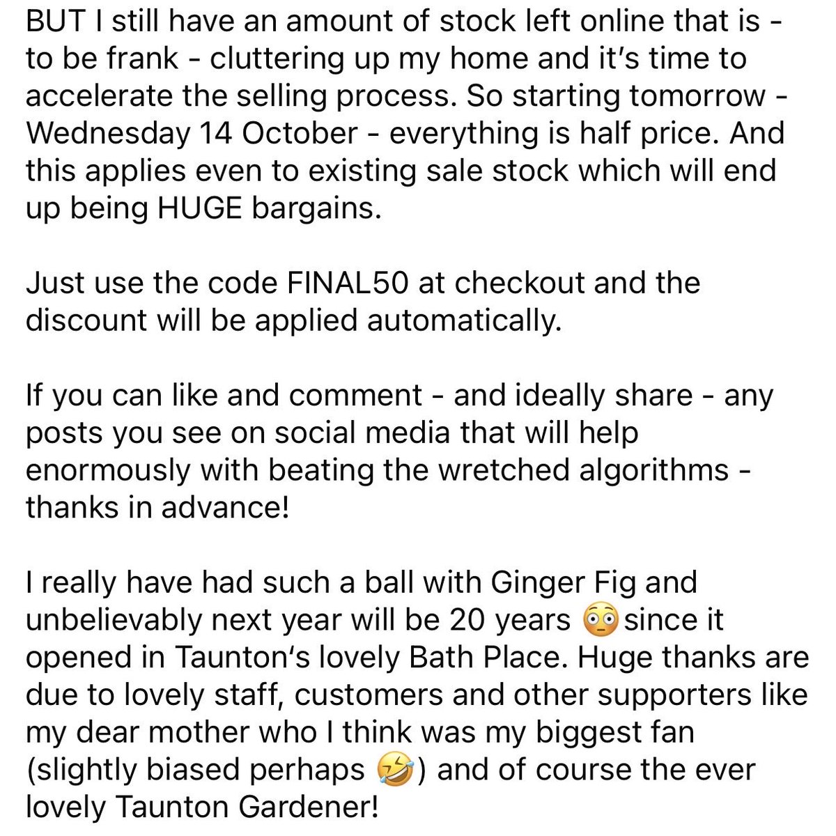 gingerfig's tweet photo. Hello 👋 
A self-explanatory post (as long as you read the photos!) 😊
Link in bio as ever.
Have a good day all - I’m actually off to Cardiff today so any orders placed (and there have been quite a few already 😮😘) won’t be processed til tomorrow earliest xx https://t.co/jf3pkEYavF