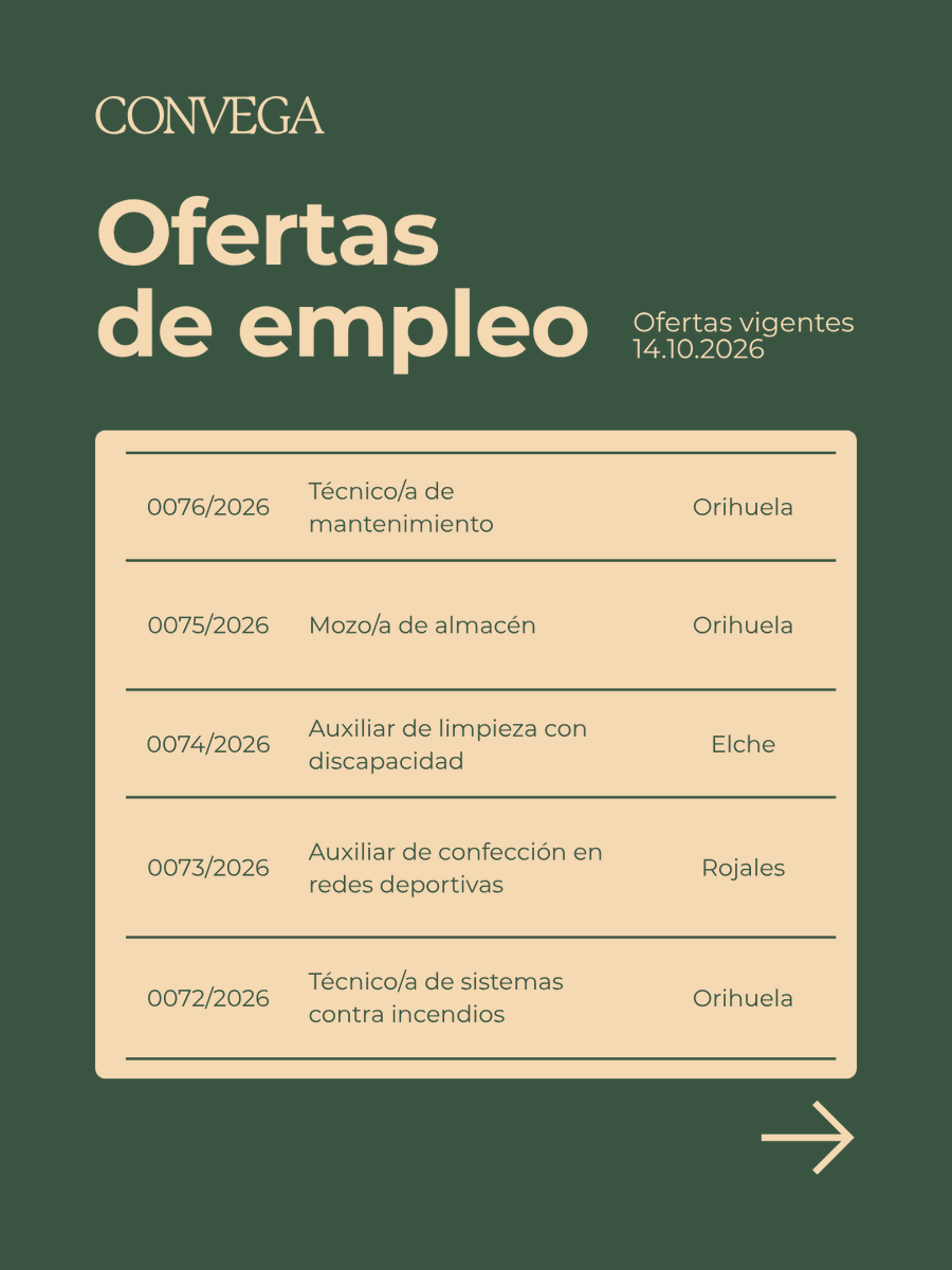 convega_com's tweet photo. 🌐 Entra en nuestra web e infórmate de las ofertas vigentes: https://t.co/nNtcjrFAsk
#Convega #Labora #vegabajadelsegura #Ofertas https://t.co/DdYQZz2VQ4