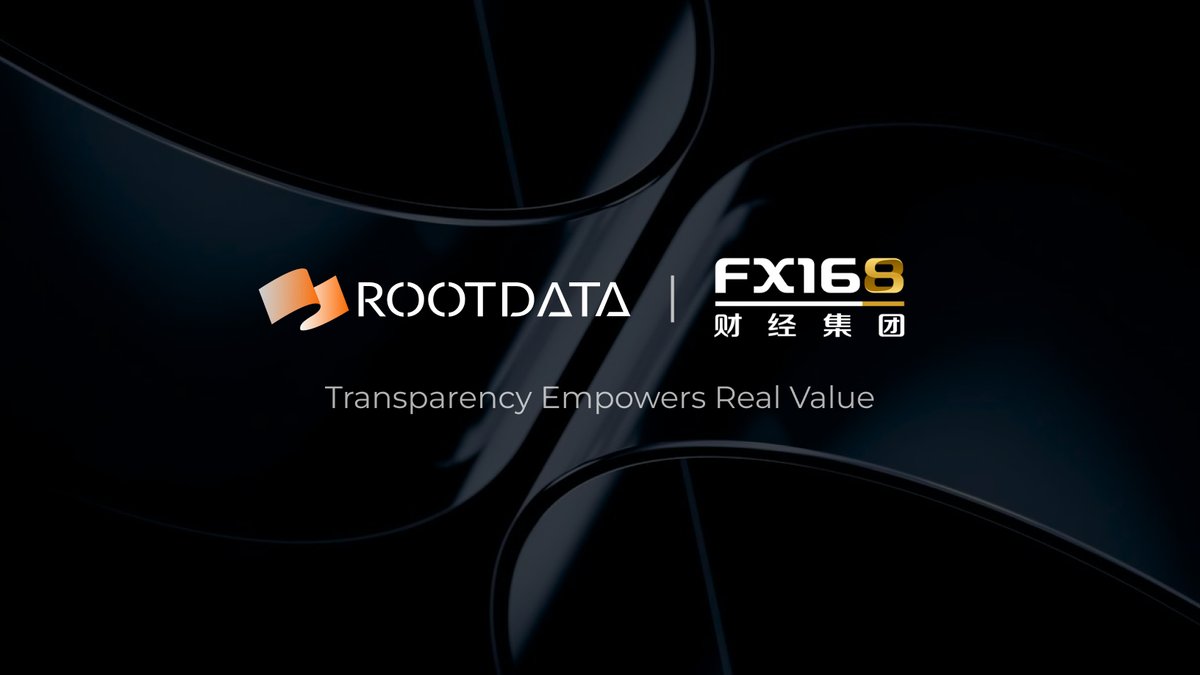 RootDataCrypto's tweet photo. FX168 Finance Group Partners with RootData to Integrate Tokenized Stock Data

Financial media outlet FX168 (@FX168Group) has entered a collaboration with RootData and will use RootData's tokenized stock data in its news flashes, in-depth reports, and research coverage. RootData's tokenized stock section currently tracks real-time trading data on more than 8,000 tokenized stocks and contracts across major platforms including Binance, OKX, Gate, Bitget, and Kraken, covering metrics such as trading volume, liquidity depth, open interest, and price movements.

FX168 Finance Group is a leading financial media and data service provider, delivering real-time market insights, in-depth analysis, and intelligent content distribution across a wide range of asset classes including forex, commodities, equities, digital assets, and macroeconomics. As the RWA narrative gains momentum, tokenized stocks are emerging as an important bridge between tradfi and crypto markets. This partnership is expected to provide readers with more timely and quantifiable cross-market references.