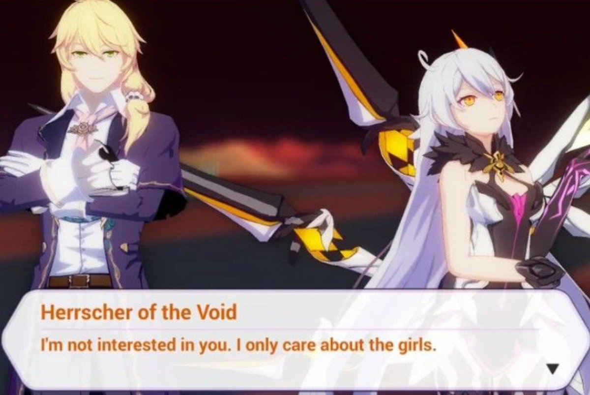 Kalito_0's tweet photo. Even after turning Evil Kiana is still true to her life motto "girls" https://t.co/s6BUj8dMgS