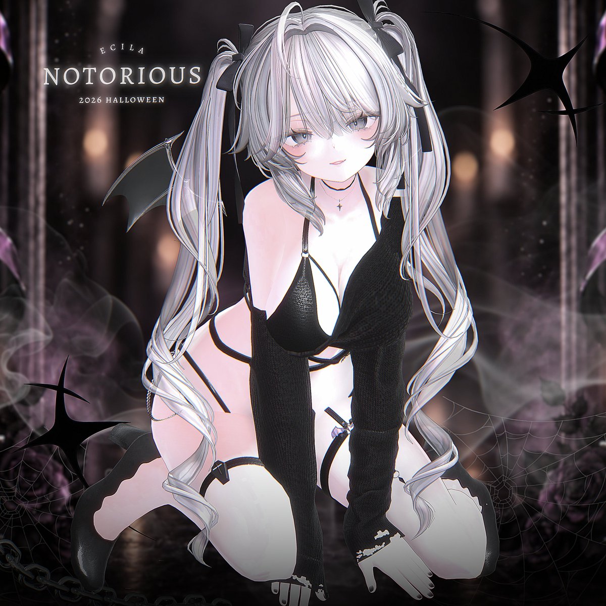 Cry_ecila's tweet photo. ┈┈🖤┈🖤┈🖤┈┈
🎁　新作プレゼント企画　🎁

フォロー&amp; RT で 金曜 販売予定の 新作 衣装⊹
˗ˏˋ 𝐍𝐨𝐭𝐨𝐫𝐢𝐨𝐮𝐬 ˎˊ˗を3名様にプレゼント😈⛓️🖤

🔗
https://t.co/hXDPiyDSWy

BOOTH商品ページのスキ！❤️数が
100増える度に当選者が1名増加します ⊹♡
┈┈🖤┈🖤┈🖤┈┈ https://t.co/LMVigWoXeO