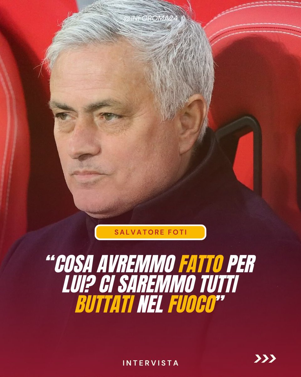 inforoma24's tweet photo. 🟡🔴 Verso #RomaRealMadrid, #Foti ha parlato della sua esperienza con l#ASRoma di #Mourinho.
🔍 Il tecnico dell’Acireale è tornato a parlare della finale di #UEL.
📸 Salvatore Fornelli
📲: @LaRepubblica_it
📃 Leggi i dettagli su https://t.co/IFea16JT4E https://t.co/e2orOKhQUf