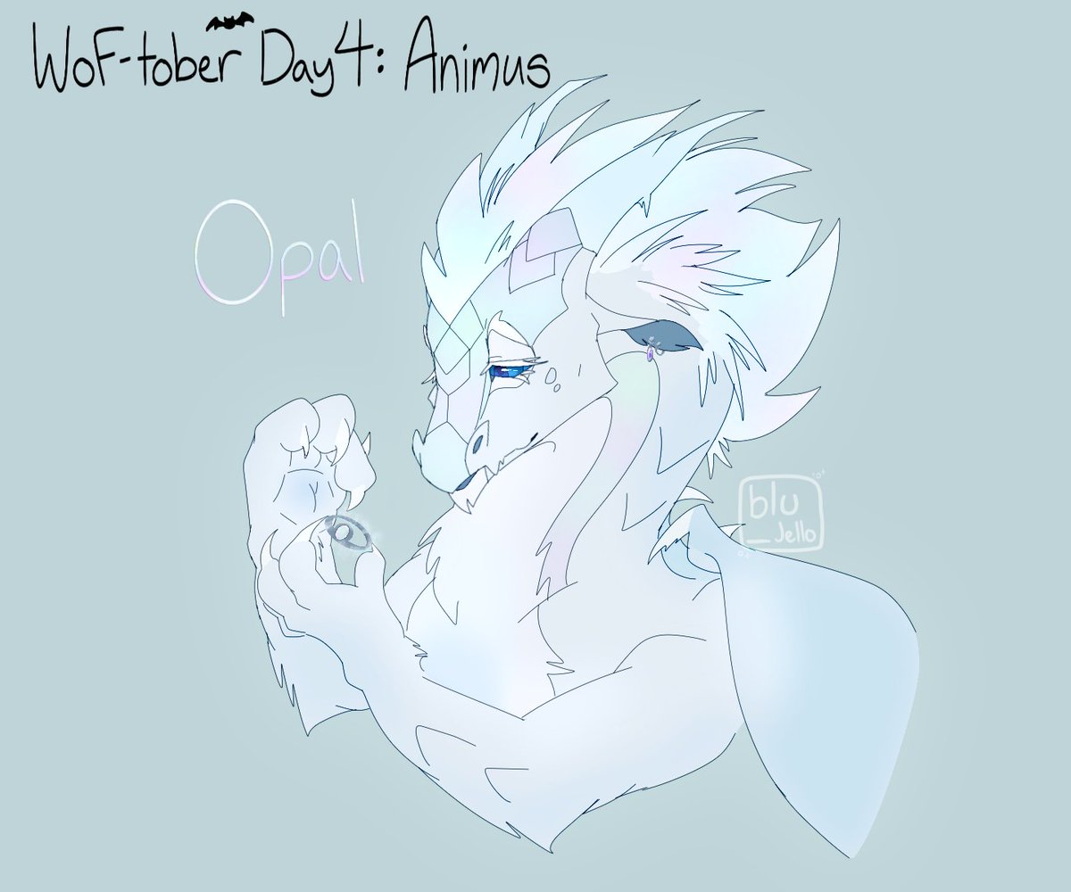 Blu_jello's tweet photo. WoF-Tober Day 4: Animus
Opal enchanting the gift of vision https://t.co/aCQaeALDmm