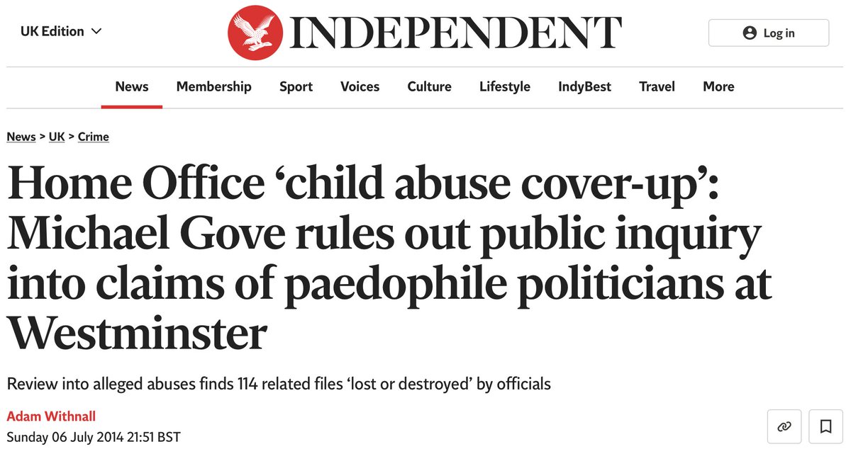 NeworpK's tweet photo. Gove / Salem paedo photos case: 

This will surprise and shock everybody of course. 2014: https://t.co/znJwGus0z2