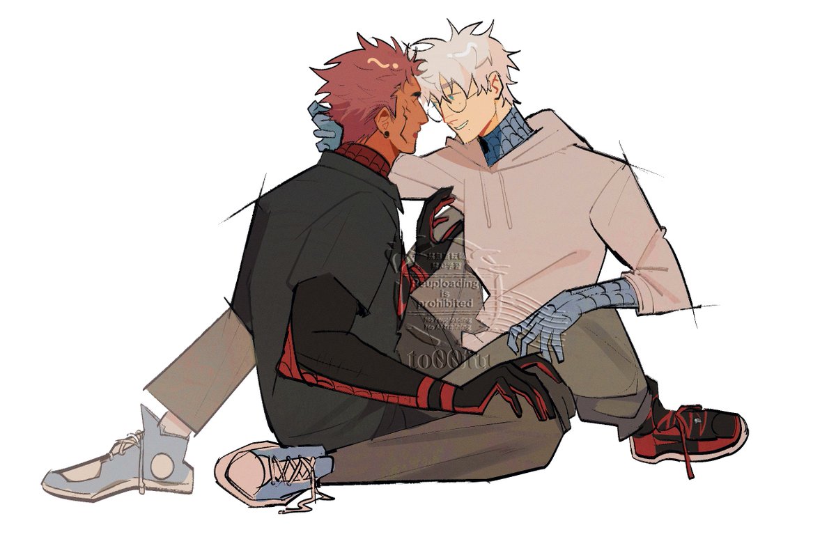 tofuapples's tweet photo. spiderman au gosuku fries https://t.co/9UAdC0oyKW