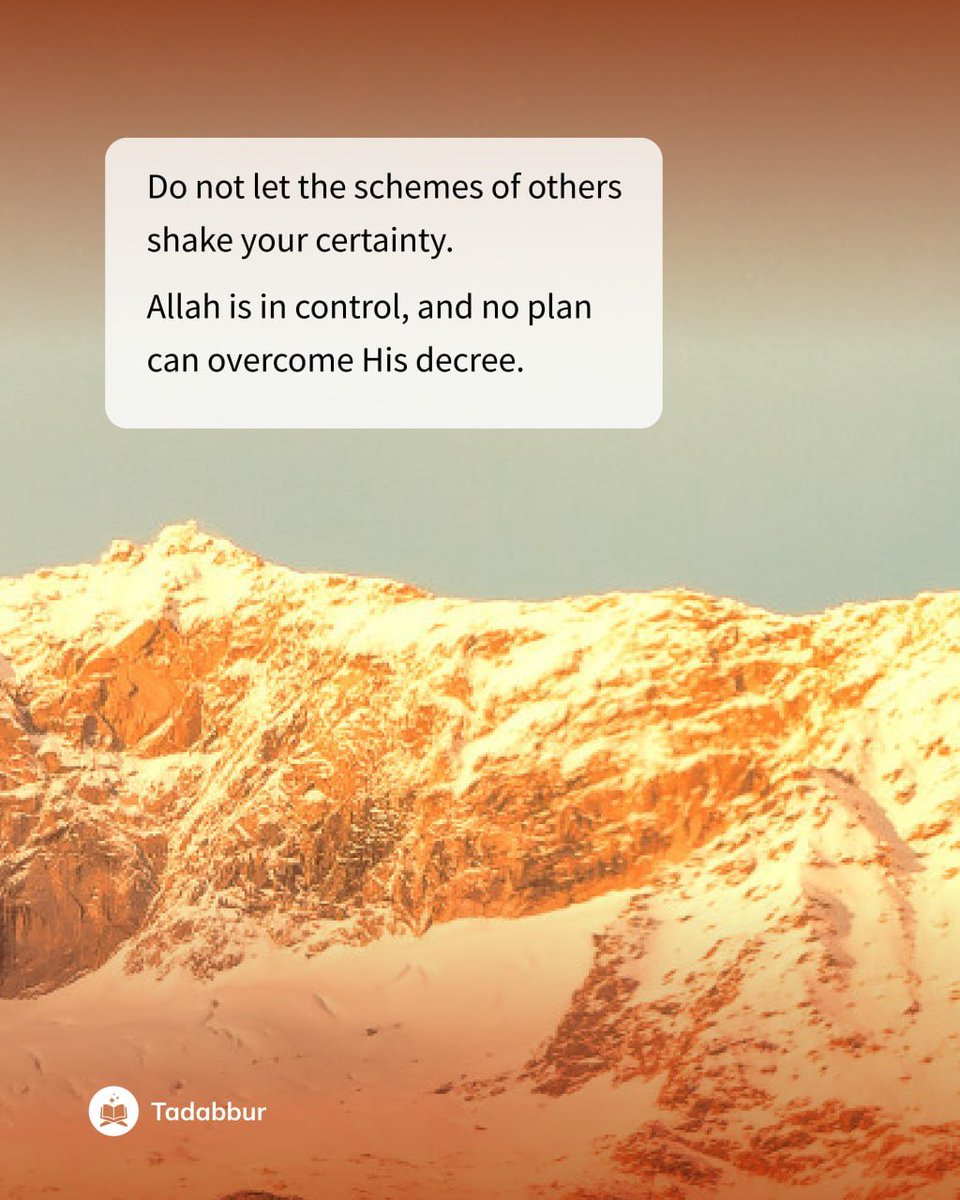 TadabburLWA's tweet photo. Allah Is Never Outmanoeuvred https://t.co/nJu5oHAKmF