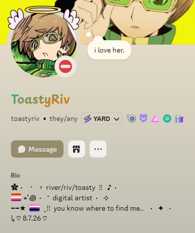 ToastyRiv's tweet photo. me when me and her match!! bios!!! gehehe!!!! https://t.co/FlIADbL2PY
