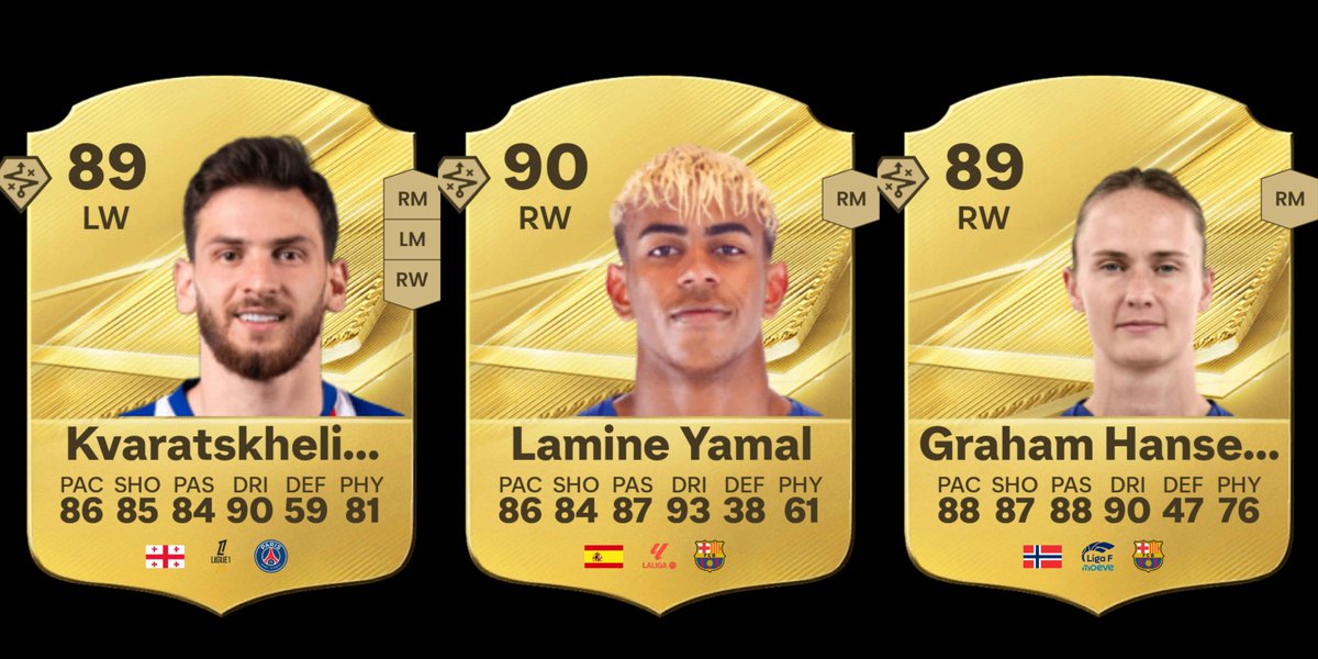 rxckydusa's tweet photo. I bet alot of people would love to play these 3 on full chem as a ST/CAM

Saw a few pros use Hansen on ST and Yamal on the CAM position with 0 chem https://t.co/a0289st8sA