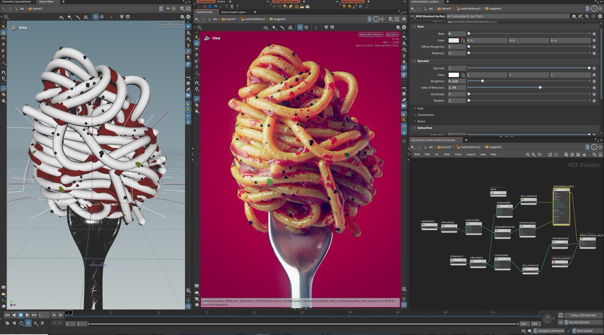 RohanCreates's tweet photo. Spaghetti render
#houdini Karma XPU https://t.co/R8nYldQtuS