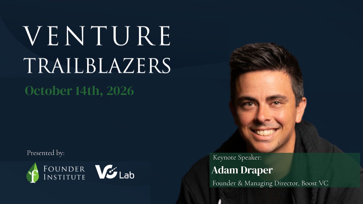 ivan_nomadz's tweet photo. Joining the live webinar with @AdamDraper, Founder of Boost VC!

@BoostVC is a San Mateo-based pre-seed firm and accelerator that writes the first $500K check into founders making sci-fi a reality: space, nuclear, robotics, bio, crypto, and AI.

Link to register in comments. https://t.co/CLzb56eHki