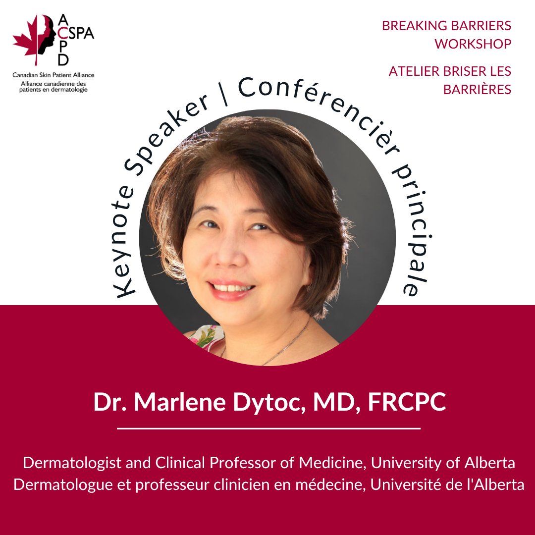 CanadianSkin's tweet photo. Join CSPA for our free virtual Breaking Barriers workshop, where we discuss the relationship between skin conditions &amp; mental well-being, share evidence-based coping strategies, &amp; ways to build resilience. Wed. Oct 14 from 6:30–8:00 p.m ET
Register https://t.co/2gDlmf8NCY https://t.co/GiYkCtxyME