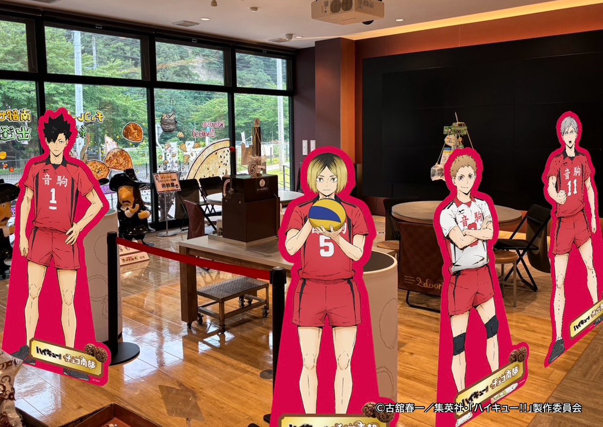 KOMATSUseika's tweet photo. ＼等身大パネル登場‼／
パネルの設置は 北のチョコレート工場＆店舗2door限定‼🍫🏐✨
設置期間は10月17日(土)～ 2027年3月頃を予定しております。
※予定より早く設置終了する場合がございます。予めご了承下さい。
※画像はイメージです。  詳しくはこちら https://t.co/TvVaxabHbb https://t.co/MB91HSkKca