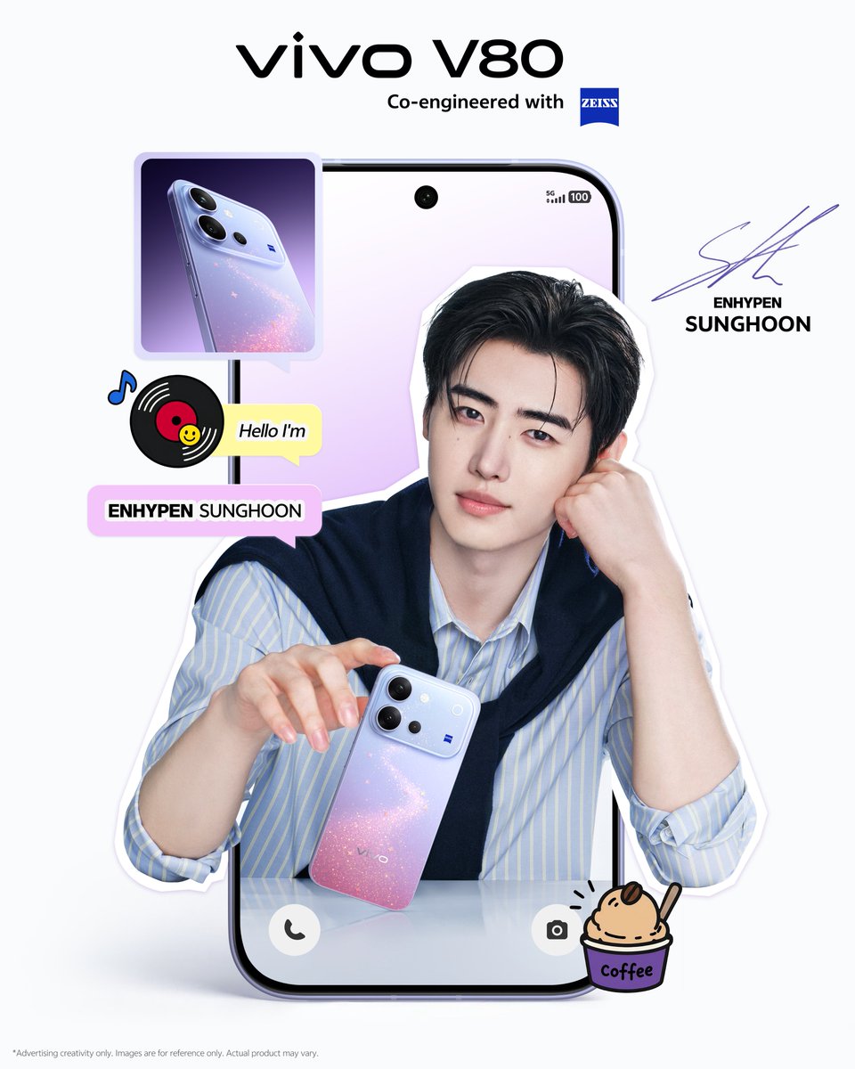 vivoThailand's tweet photo. ENHYPEN JUNGWON, JAKE, SUNGHOON กับสไตล์ที่เป็นตัวเองไม่เหมือนใคร ⭐ ✨

ด้วย vivo V80 สีม่วง Starwish Purple เติมสีสันให้ทุกสไตล์โดดเด่นยิ่งขึ้น พร้อมเปิดประสบการณ์ใหม่ไปด้วยกัน 💜

#vivoV80 #ShineAsWeAre #vivowithENHYPEN
#ENHYPEN #JUNGWON #JAKE #SUNGHOON #vivo https://t.co/nk9n9wzxiu