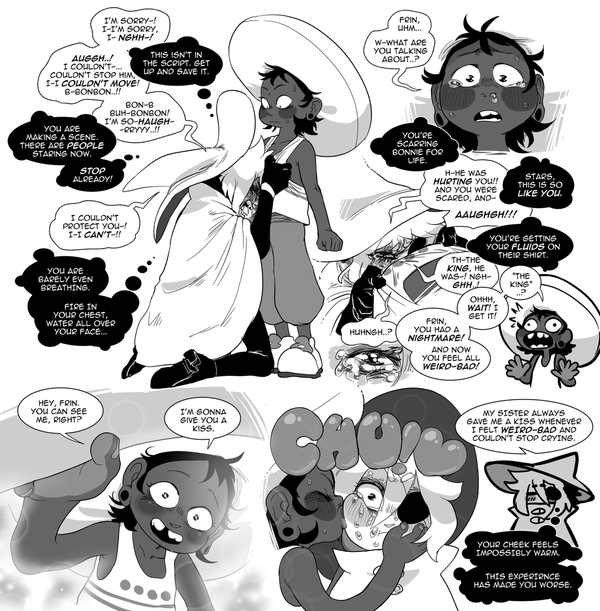 HunterMSmut's tweet photo. A collection of moments in In Stars And Time. Only a few creative liberties. I'm not the only one who sees the vision, right? https://t.co/eJqpvjrQuk