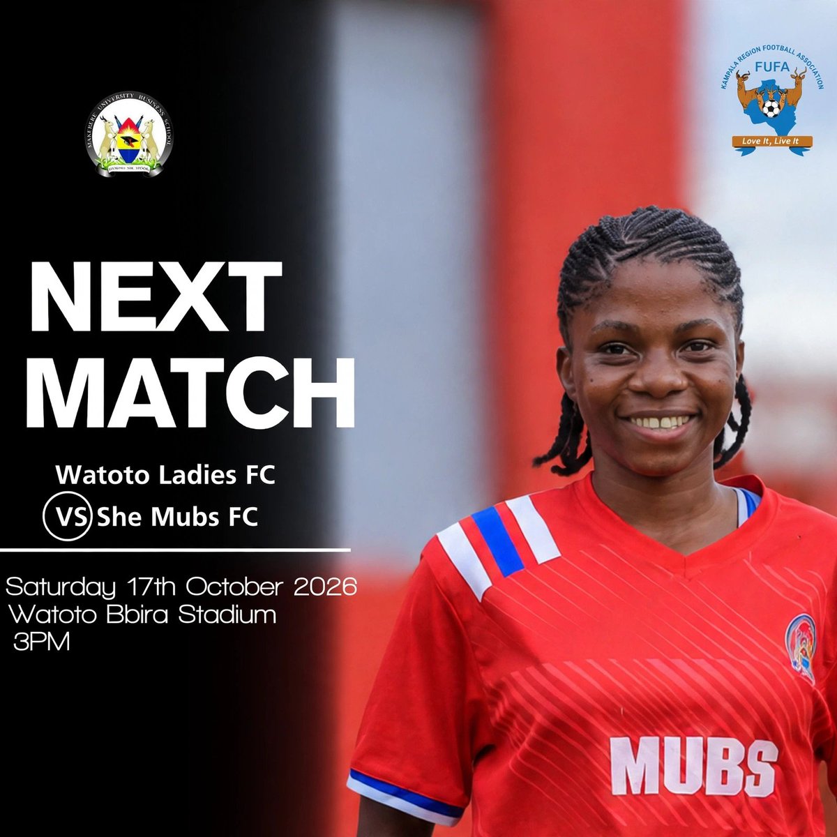 SheMubsWFC's tweet photo. 📢 FIXTURE UPDATE

A change to our fixtures means we will now kick off our season against Watoto Ladies FC. 🗓️⚽

New opponent, same ambition. We’re ready to get the season underway! 
#NofearJustFootaball https://t.co/CrPlEoT9Vr