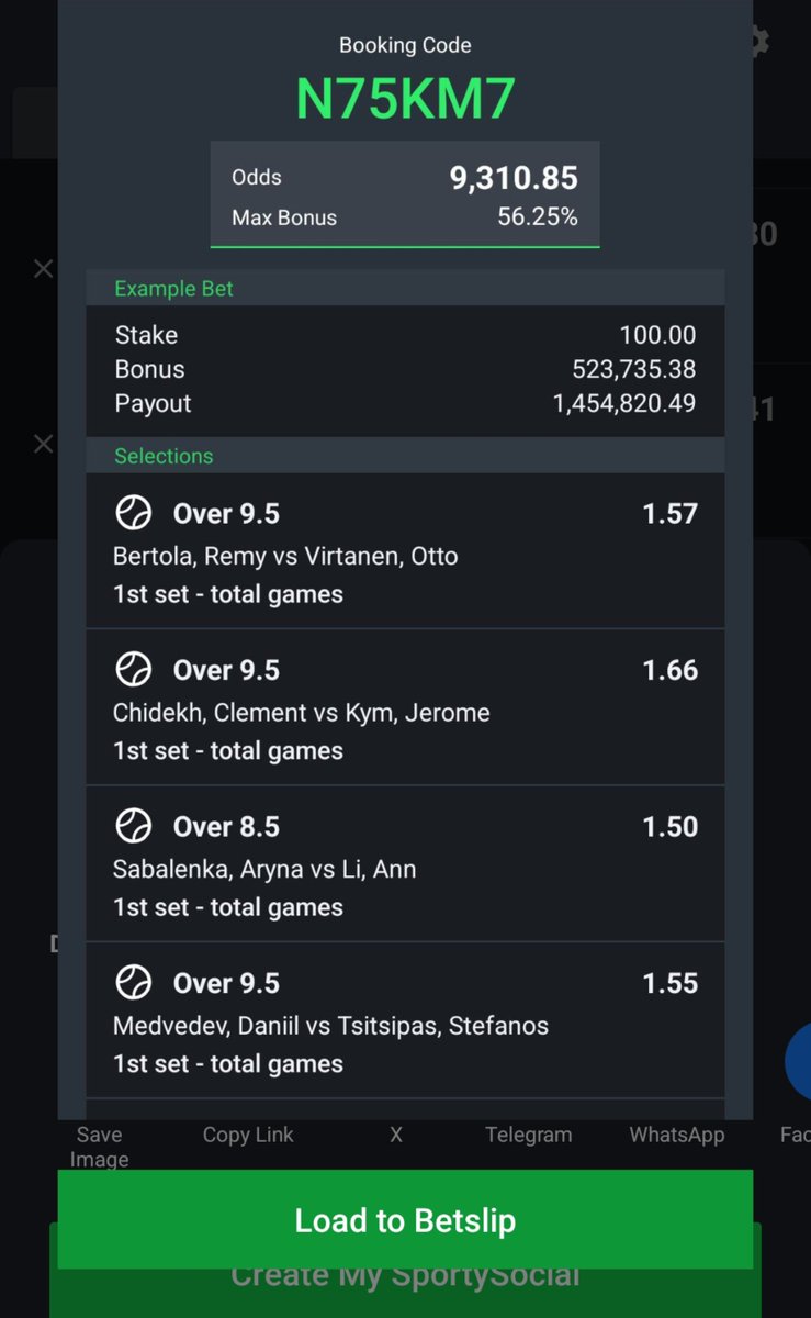 Def_winning's tweet photo. Year never end and you wn give up? You sure say u wn win so? 

Today's sporty sports combo

ice hockey X Handball X Basketball x Tennis X volleyball

Odds : 9,000+ 

Code : N75KM7

Kindly Edit/split to your taste

We hope for the best
GodCanBeTrusted https://t.co/DjkKND8j8C