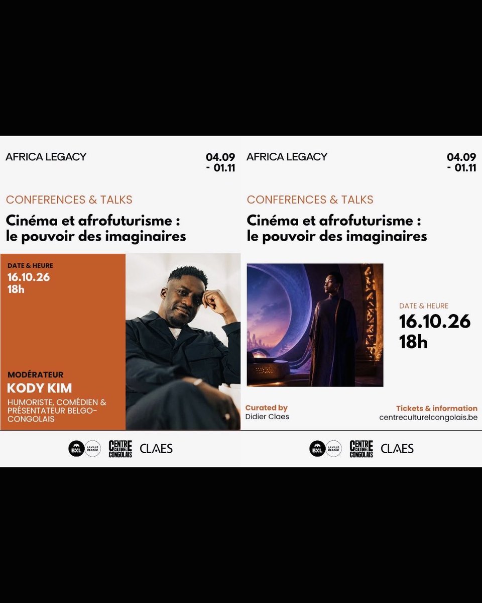 NganjiNotes's tweet photo. Le pouvoir des imaginaires ce vendredi 16 octobre.  4  intervenant.e.s et 1 modérateur pour en parler avec vous ce vendredi 16 octobre. Vivement ! N’oubliez pas de vous inscrire : https://t.co/FNTkceRT4W
-
#JeanBofane #MoniqueMbeka #EllaElesse #NganjiMutiri #KodyKim #DidierClaes https://t.co/ulkuqt4ASm