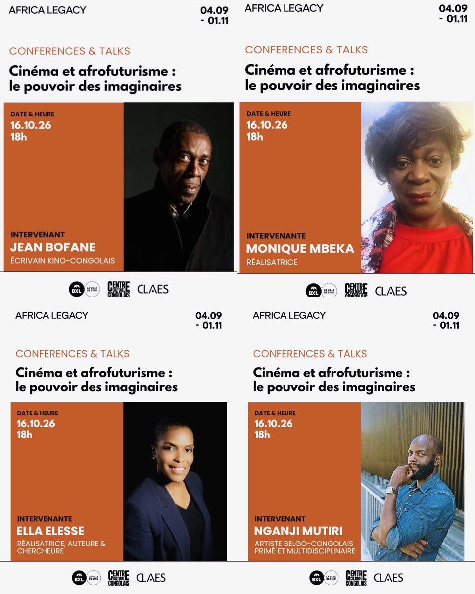 NganjiNotes's tweet photo. Le pouvoir des imaginaires ce vendredi 16 octobre.  4  intervenant.e.s et 1 modérateur pour en parler avec vous ce vendredi 16 octobre. Vivement ! N’oubliez pas de vous inscrire : https://t.co/FNTkceRT4W
-
#JeanBofane #MoniqueMbeka #EllaElesse #NganjiMutiri #KodyKim #DidierClaes https://t.co/ulkuqt4ASm