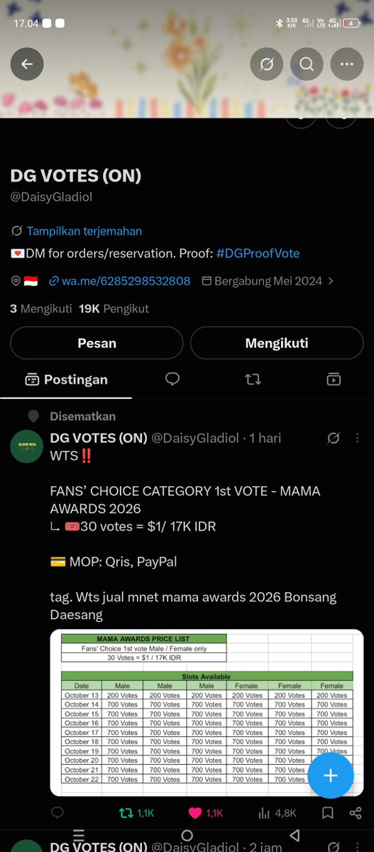 JENJASfhik's tweet photo. @DaisyGladiol I vote for #BABYMONSTER at the #2026MAMAVOTE https://t.co/euyNdNk0H8