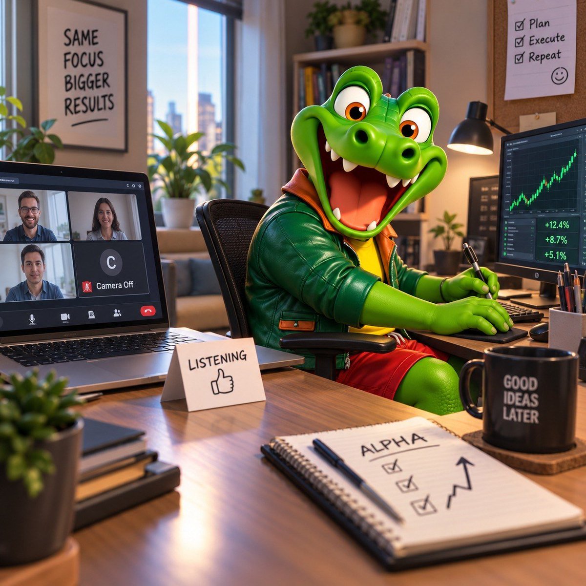 crotchtoken's tweet photo. 10% focused on the meeting.
90% focused on the next market move. 📈
Still crushing IT.
$CROTCH

#CROTCH #CryptoCommunity #bullrun #Crypto #airdrop #CRO #Eth https://t.co/nEScX4T3tn